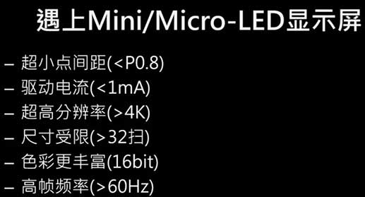 <strong>LED显示屏厂家</strong>若想搭5G快车还需解决Mini/Micro LED难题