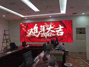 重庆人文科技学院P3高清LED室内显示屏