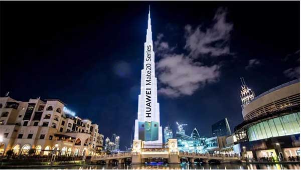 华为在迪拜花500亿打广告让LED显示屏厂家重燃希望