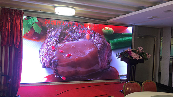 深圳福田酒店P4高清LED室内显示屏